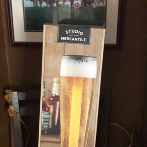 Beer and beverage tower.